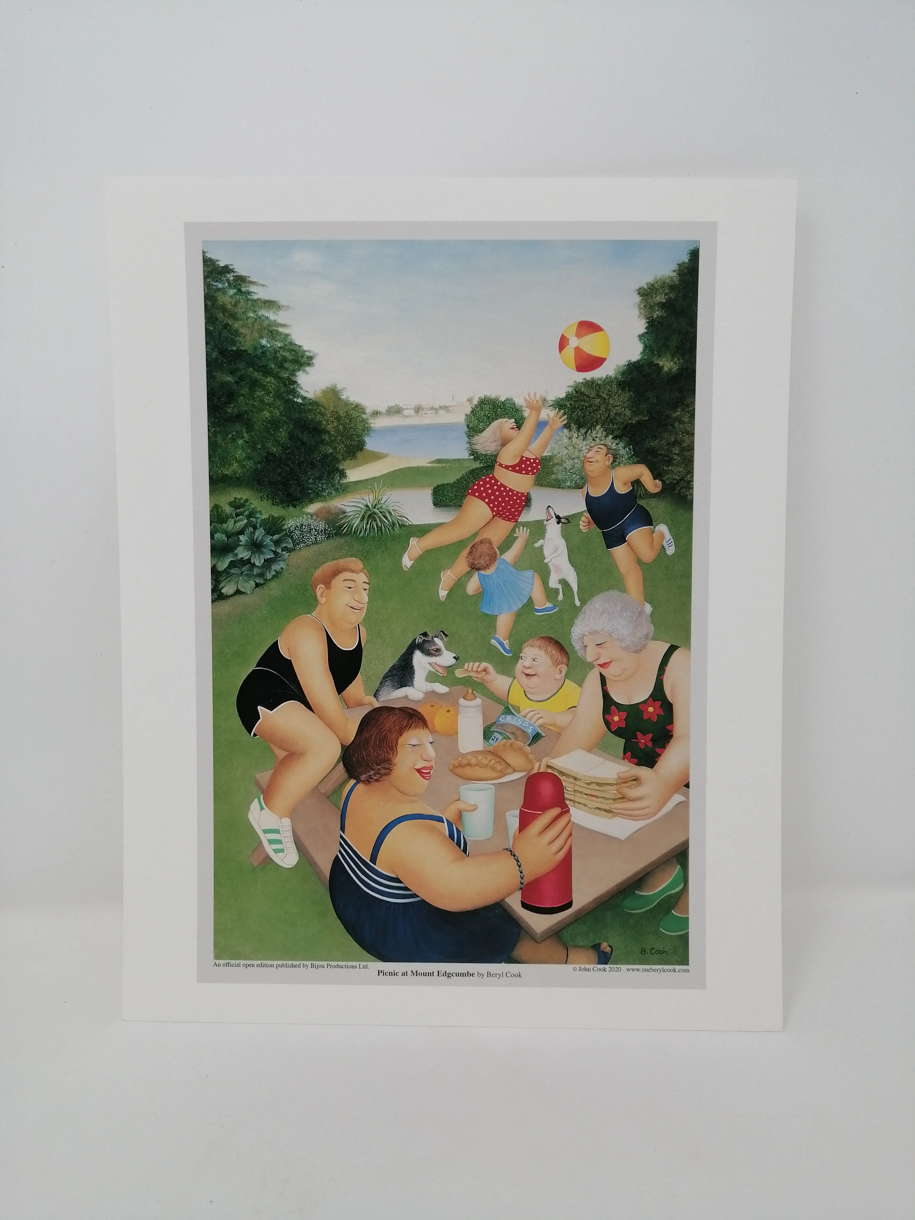 Beryl Cook - Picnic at Mount Edgcumbe Print