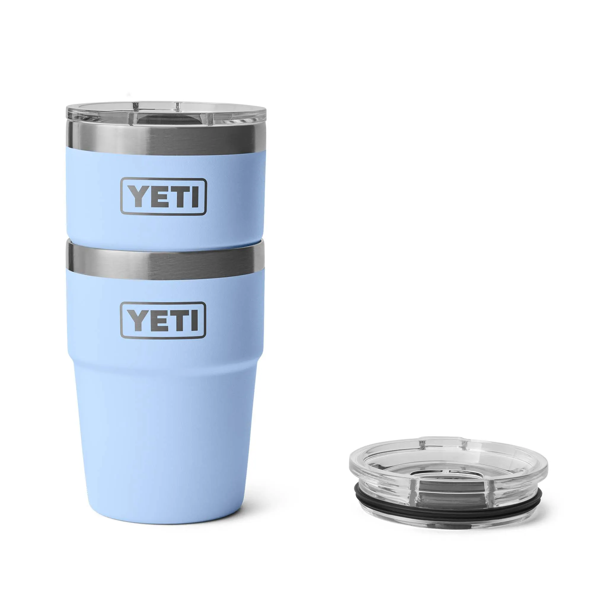 Big Sky Blue 16oz Rambler Stackable Cup