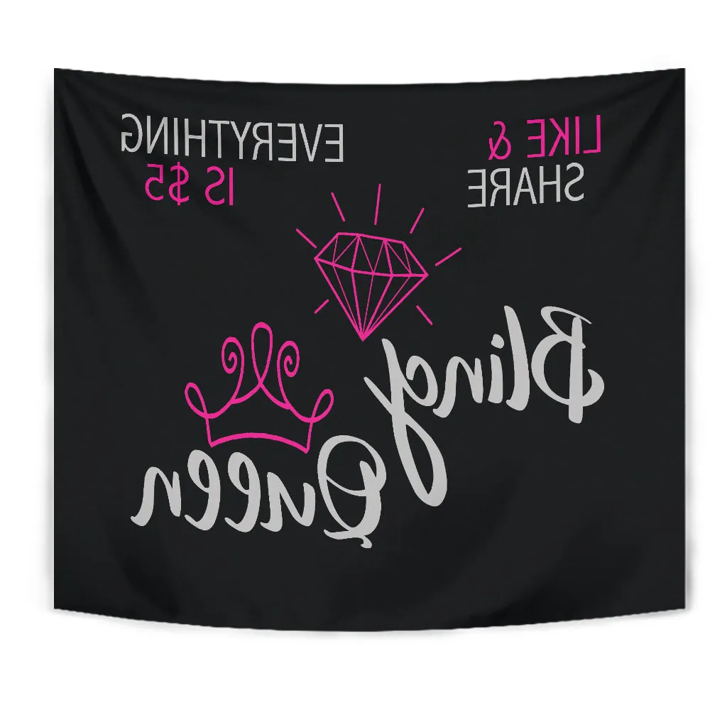 Bling Queen Reverse Backdrop