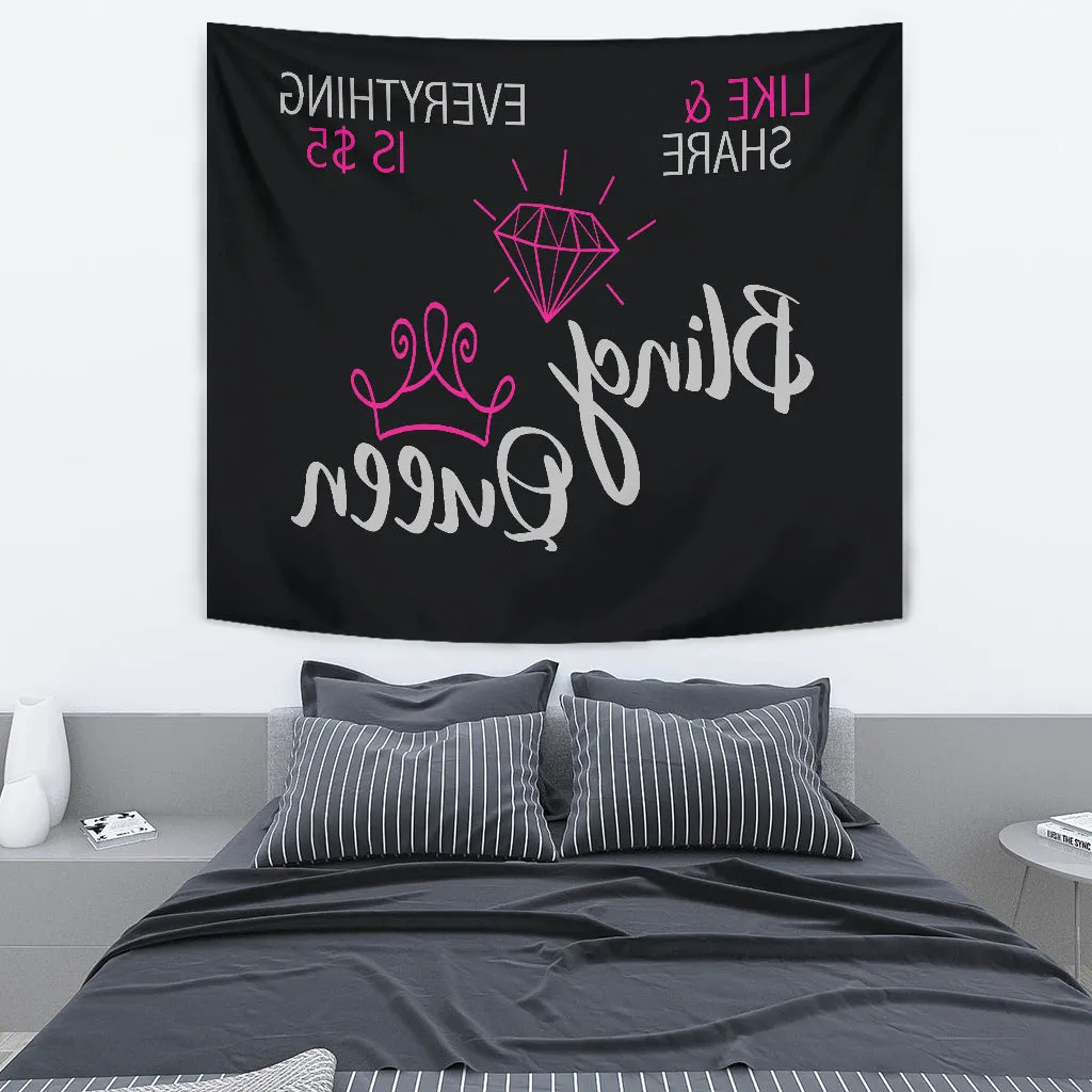 Bling Queen Reverse Backdrop
