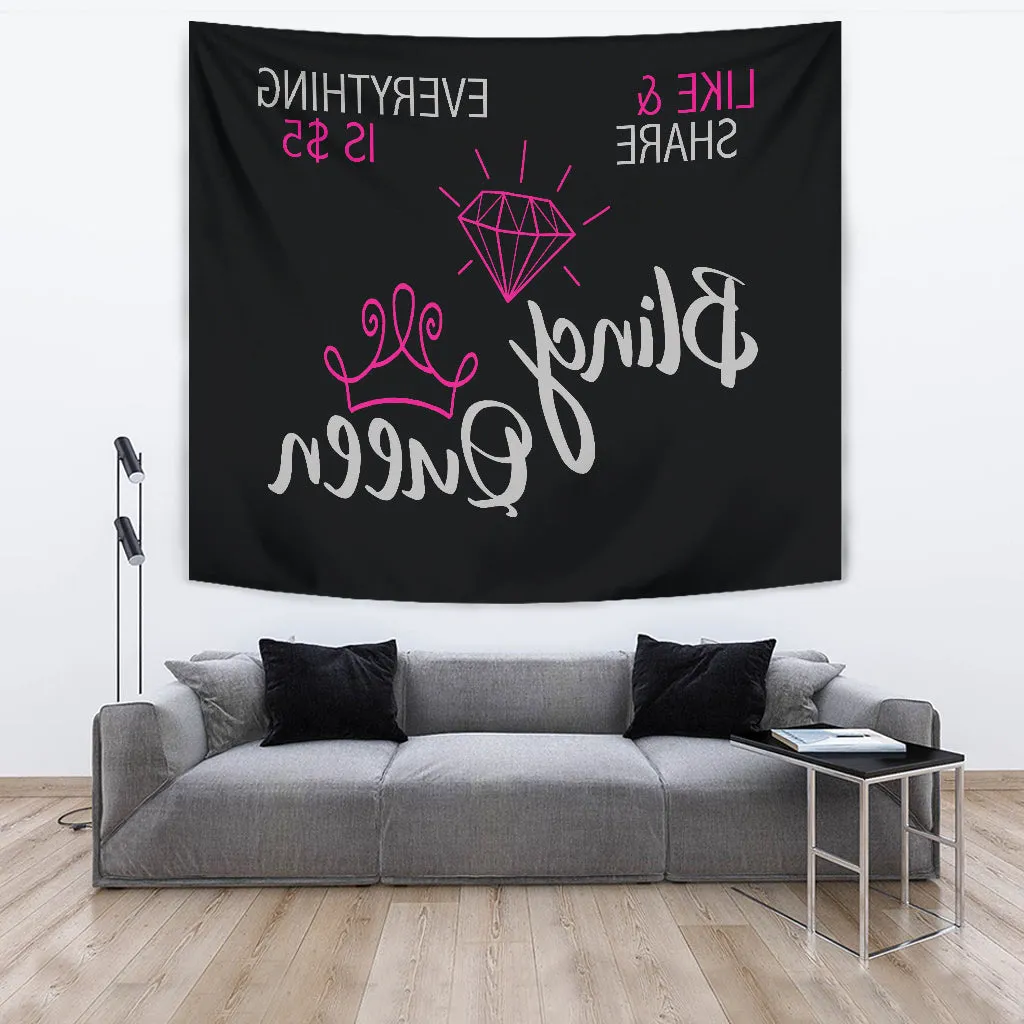 Bling Queen Reverse Backdrop