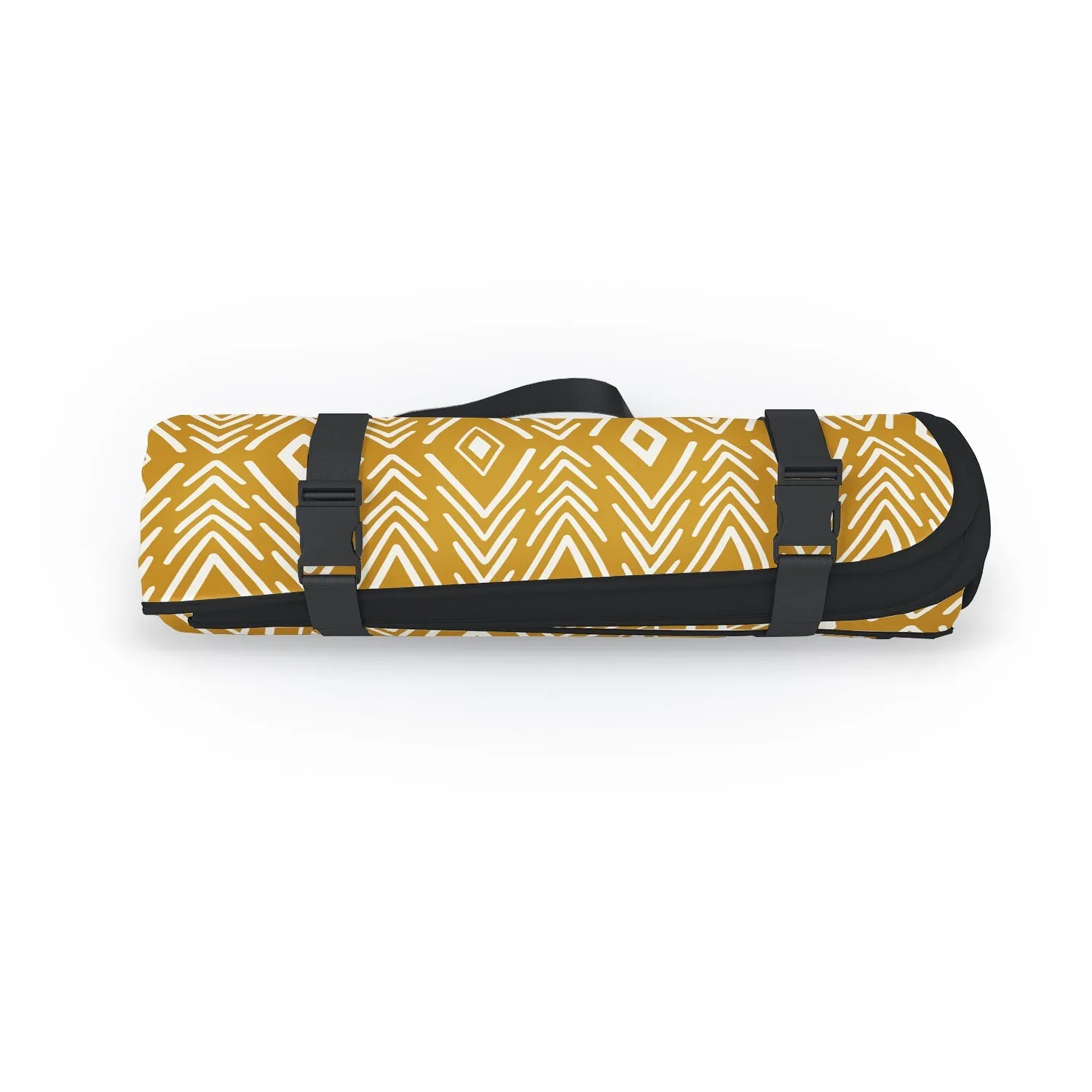 Bohemian Diamonds Honey Picnic Blanket