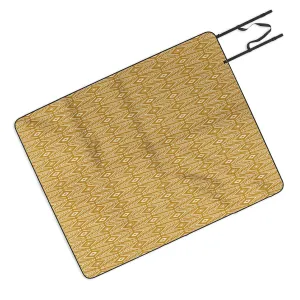 Bohemian Diamonds Honey Picnic Blanket