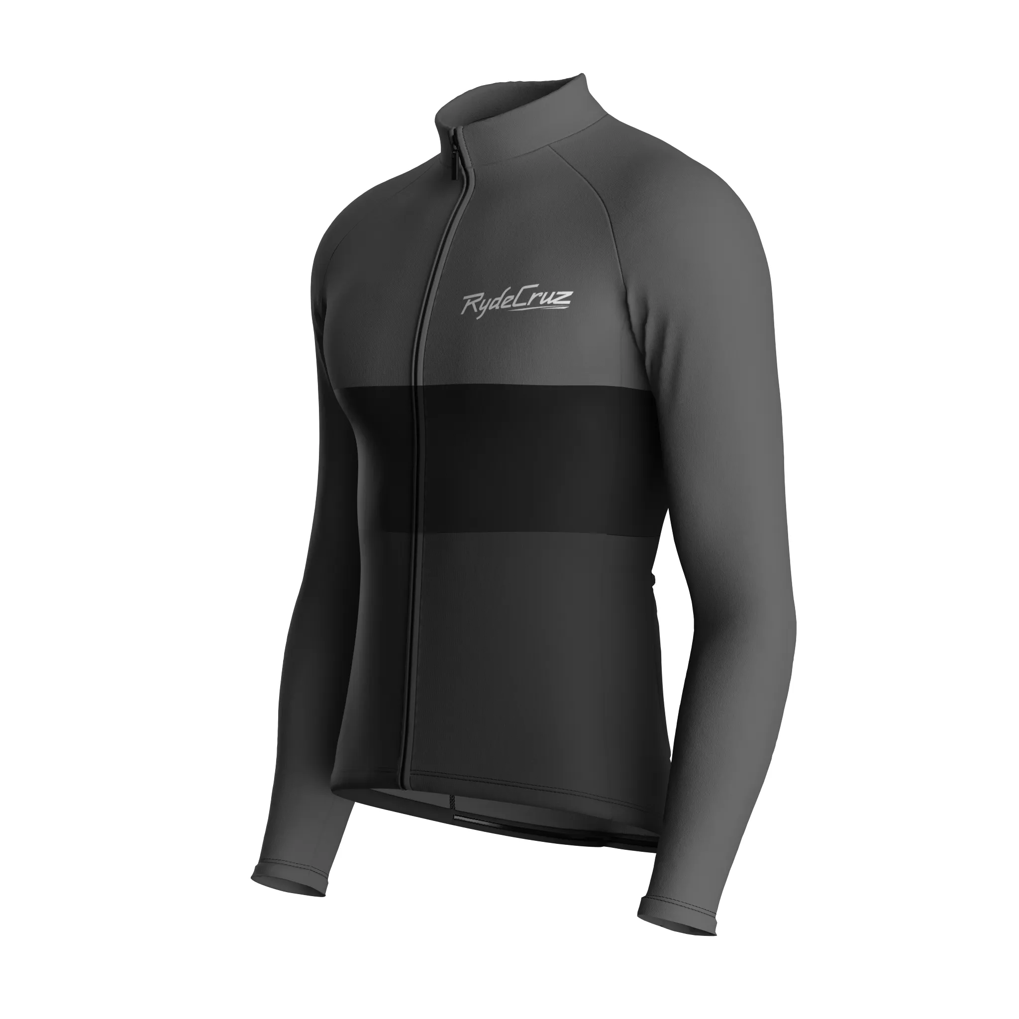 Bold Stride | Ash Gray Male Long Sleeves Jersey