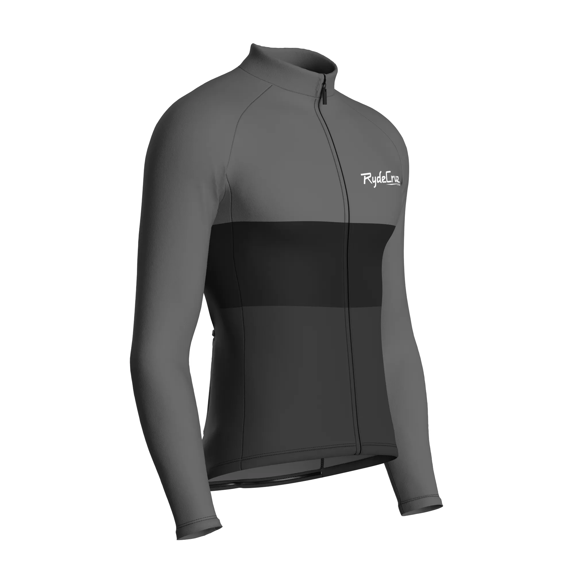 Bold Stride | Ash Gray Male Long Sleeves Jersey