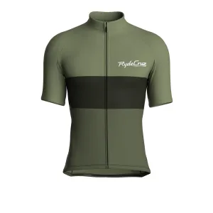 Bold Stride | Dark Khaki Male Short Sleeves Jersey