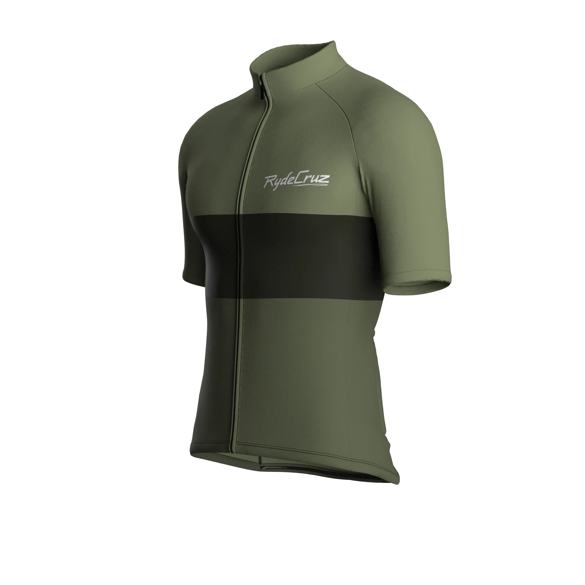 Bold Stride | Dark Khaki Male Short Sleeves Jersey