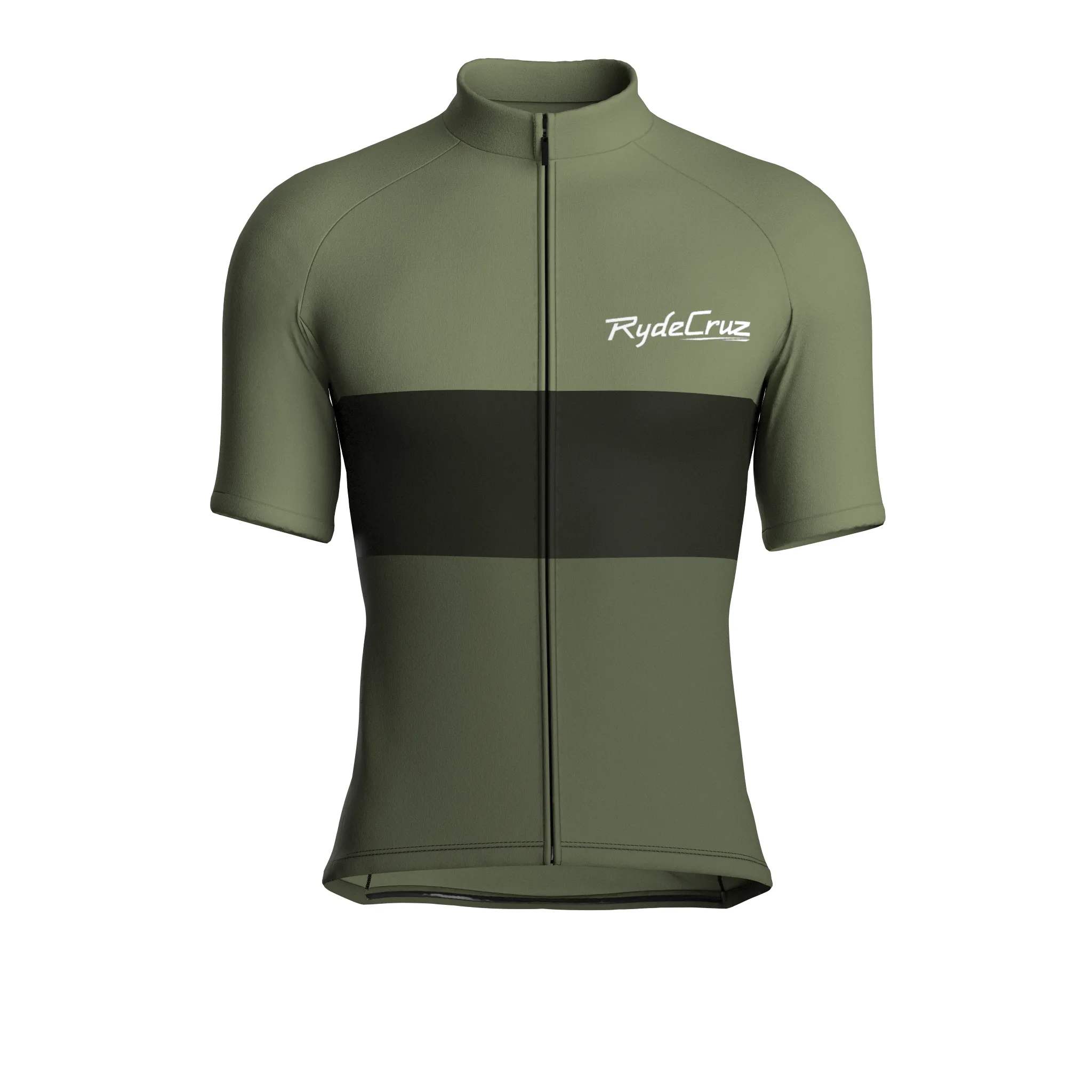 Bold Stride | Dark Khaki Male Short Sleeves Jersey