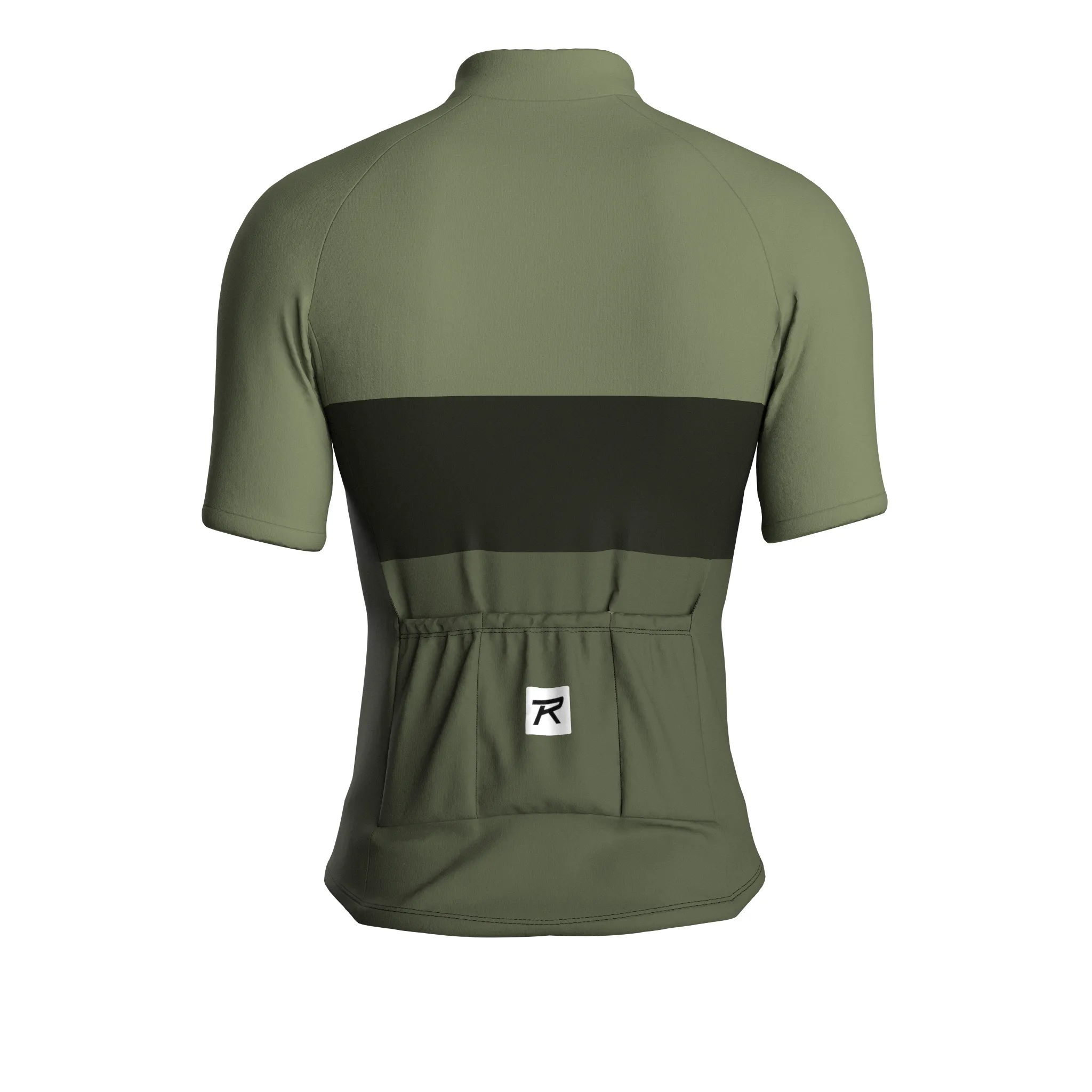Bold Stride | Dark Khaki Male Short Sleeves Jersey