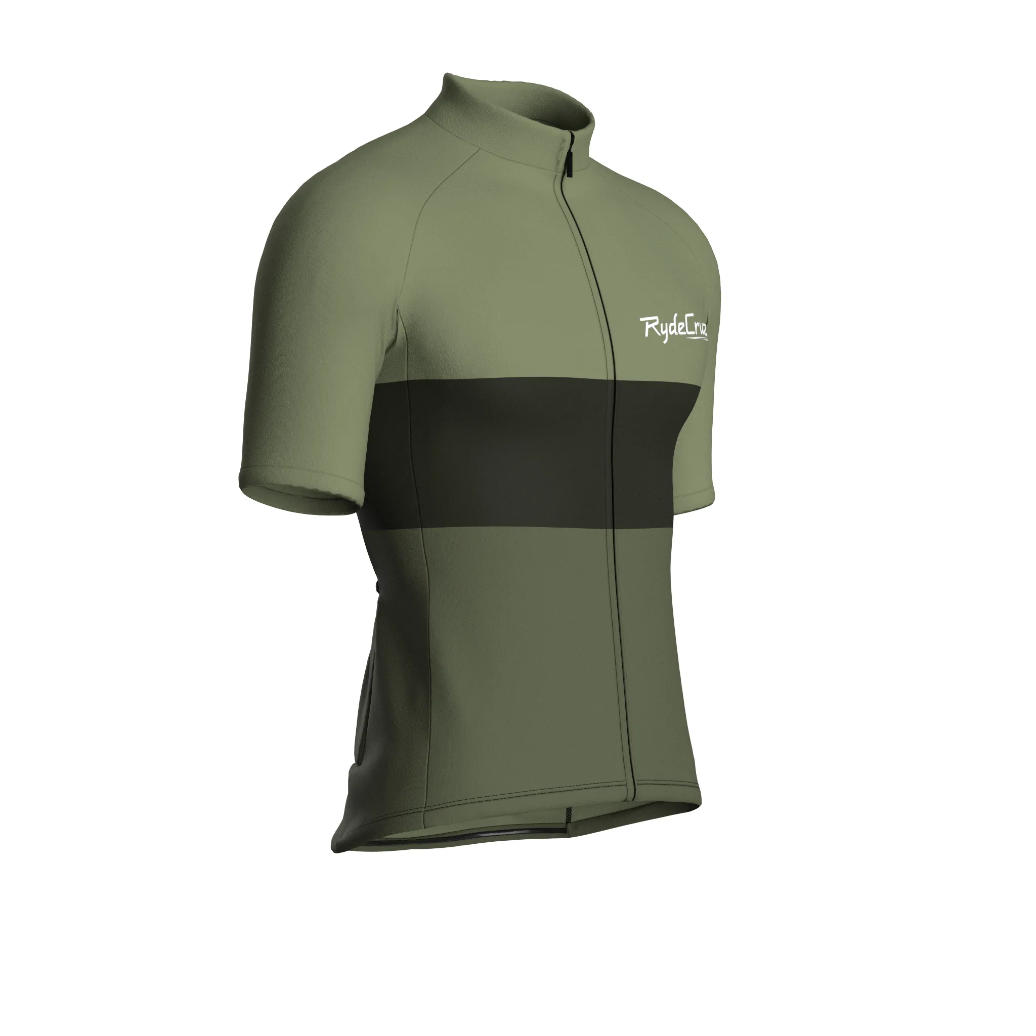 Bold Stride | Dark Khaki Male Short Sleeves Jersey