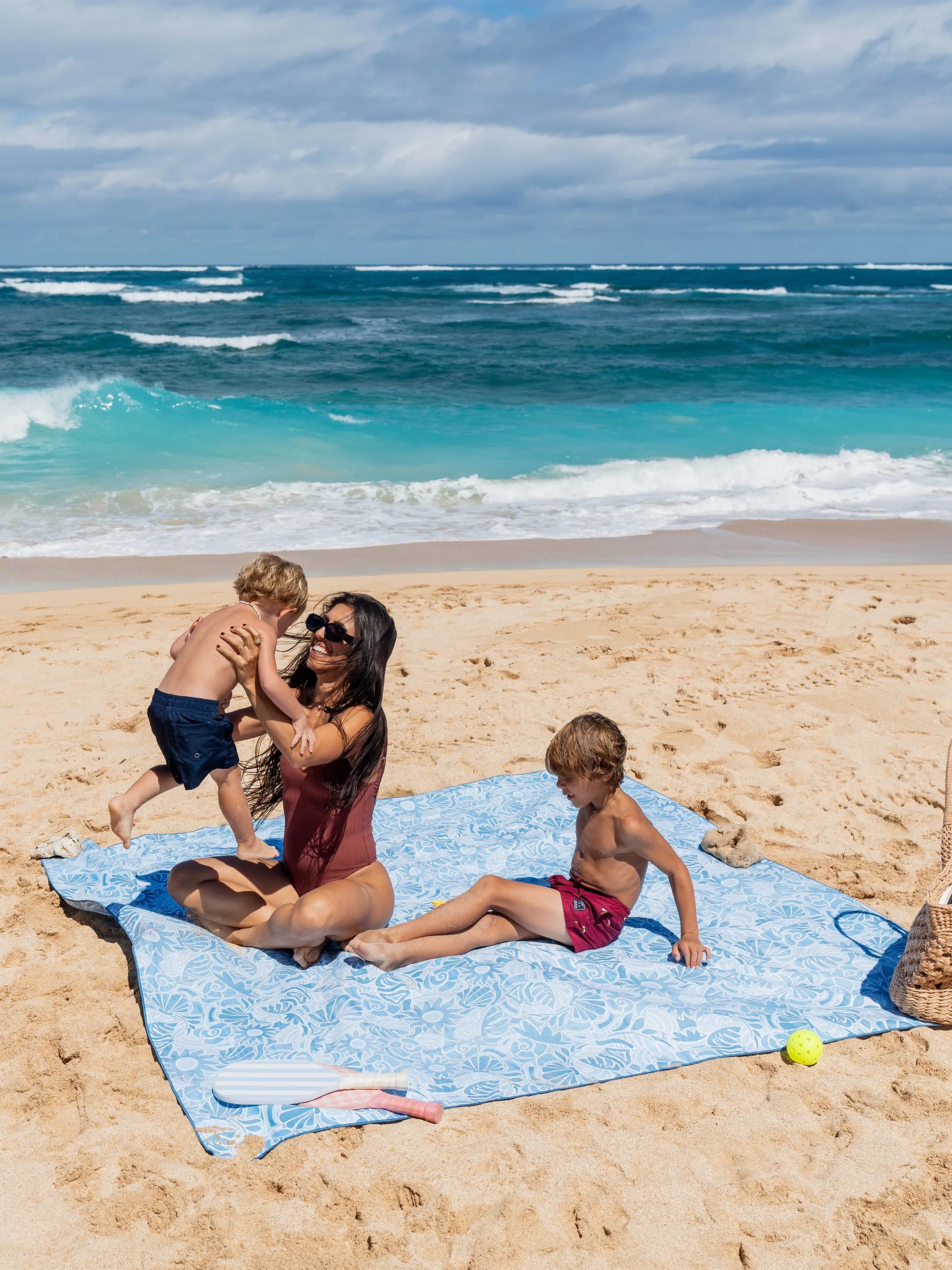 Bondi Blues | Family Beach Towel