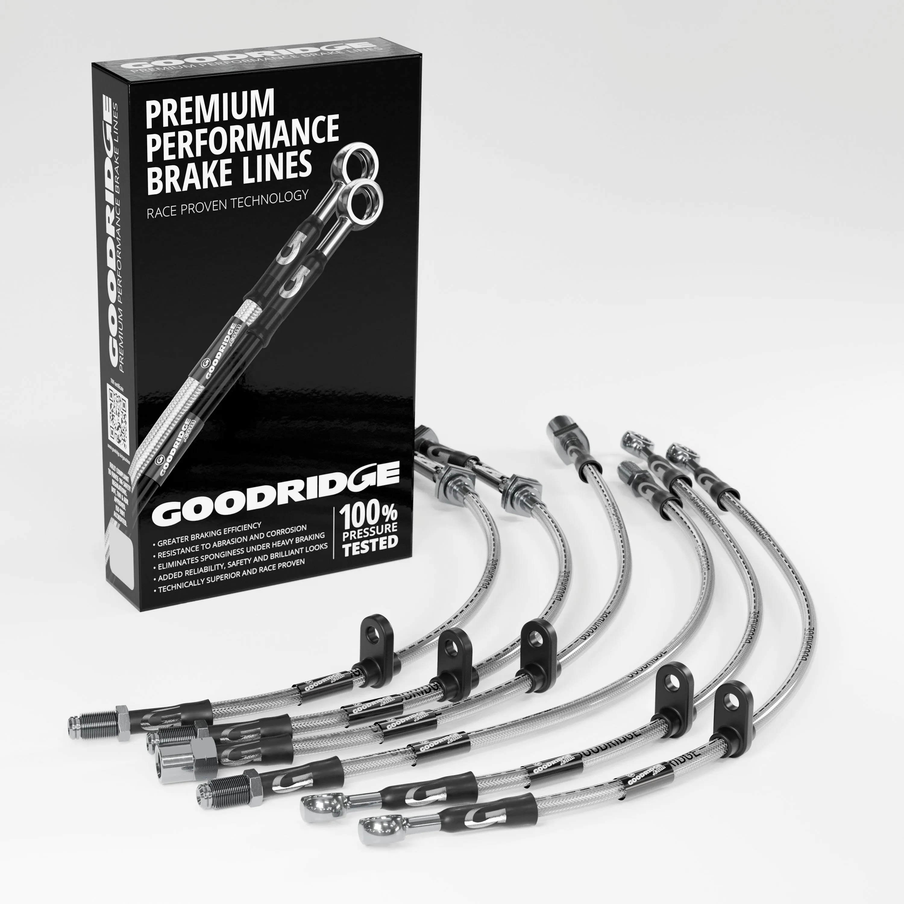 BRAKE HOSE KIT FOR VOLKSWAGEN GOLF MK2 1.6D REAR DISCS 1988-1992