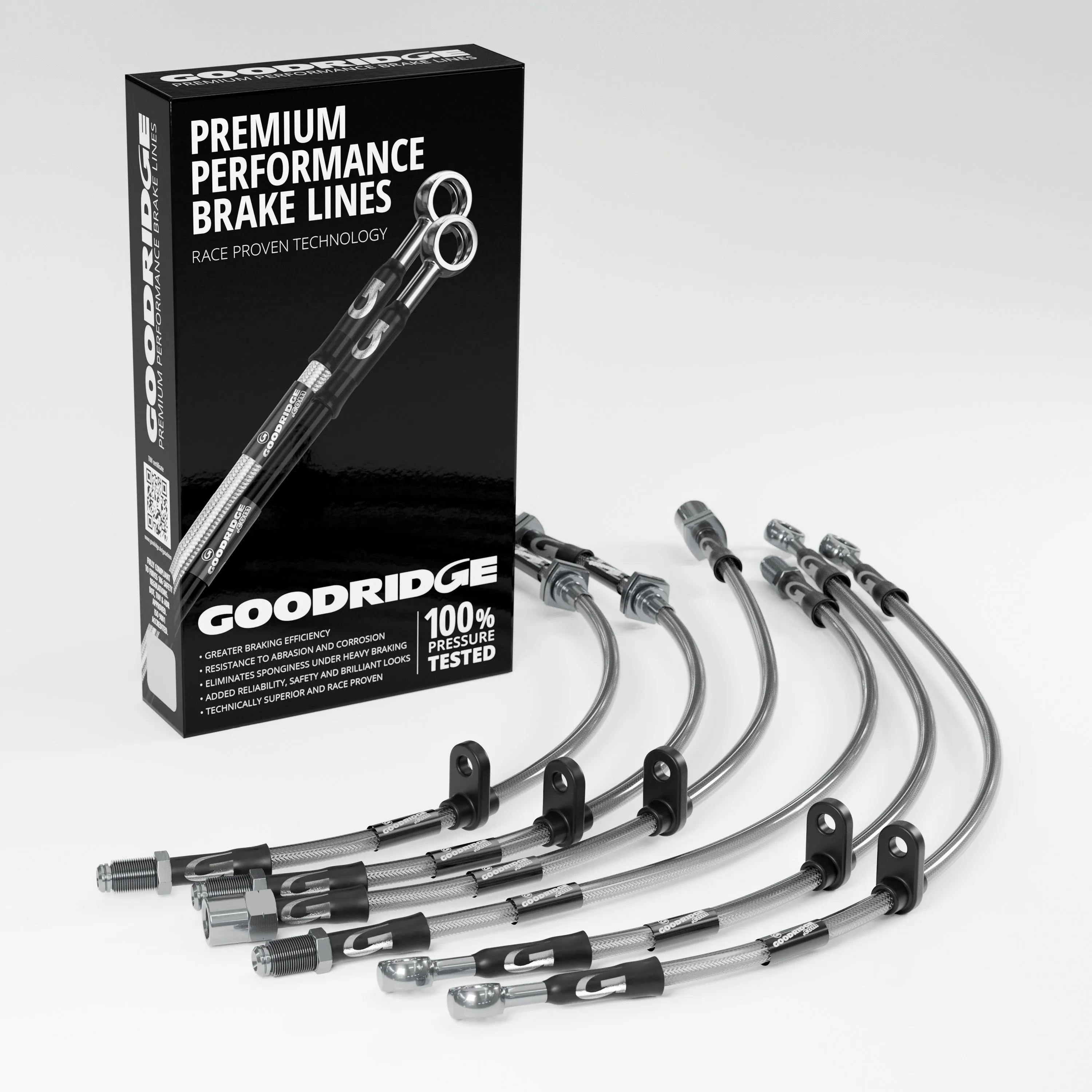 BRAKE HOSE KIT FOR VOLKSWAGEN GOLF MK2 1.6D REAR DISCS 1988-1992
