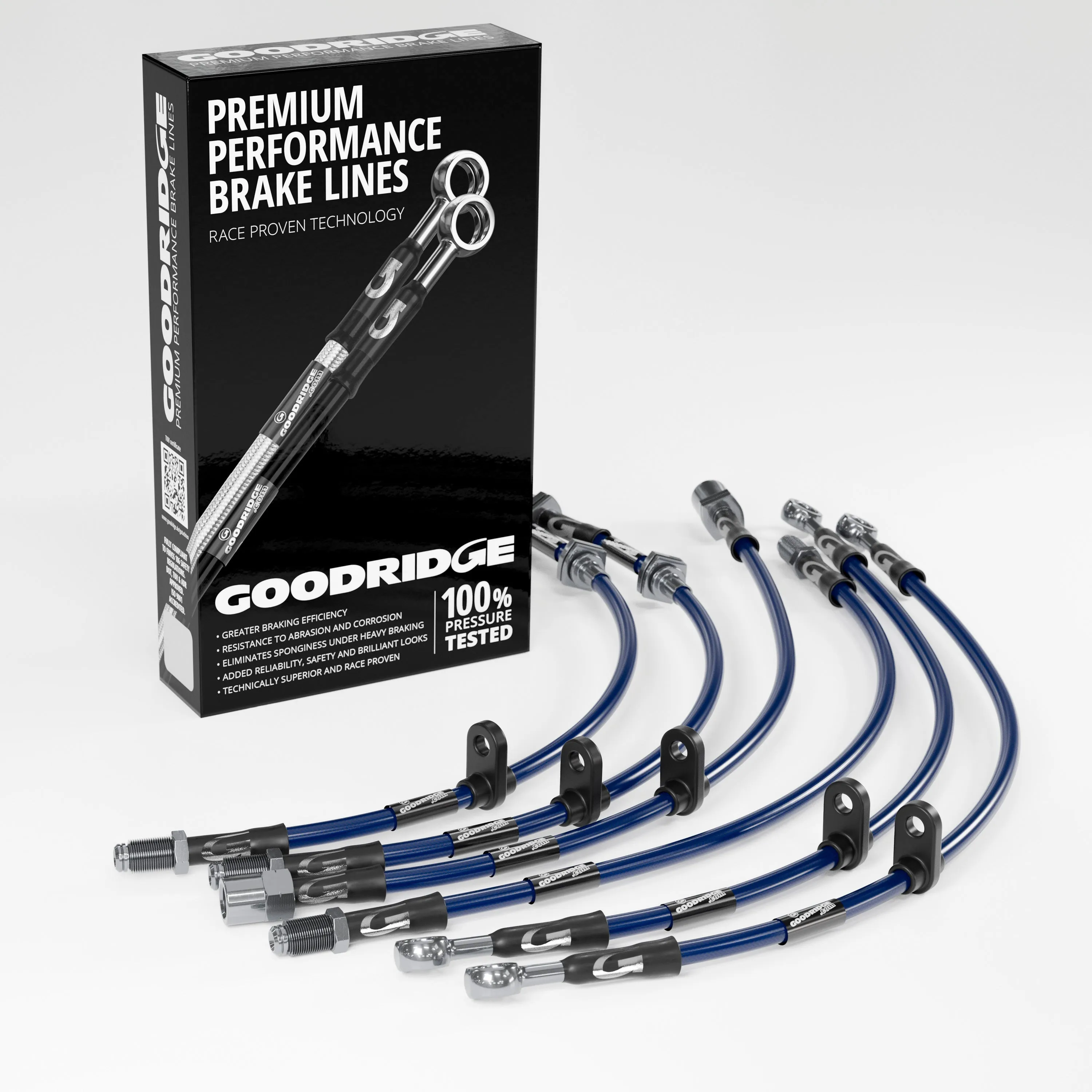 BRAKE HOSE KIT FOR VOLKSWAGEN GOLF MK2 1.6D REAR DISCS 1988-1992