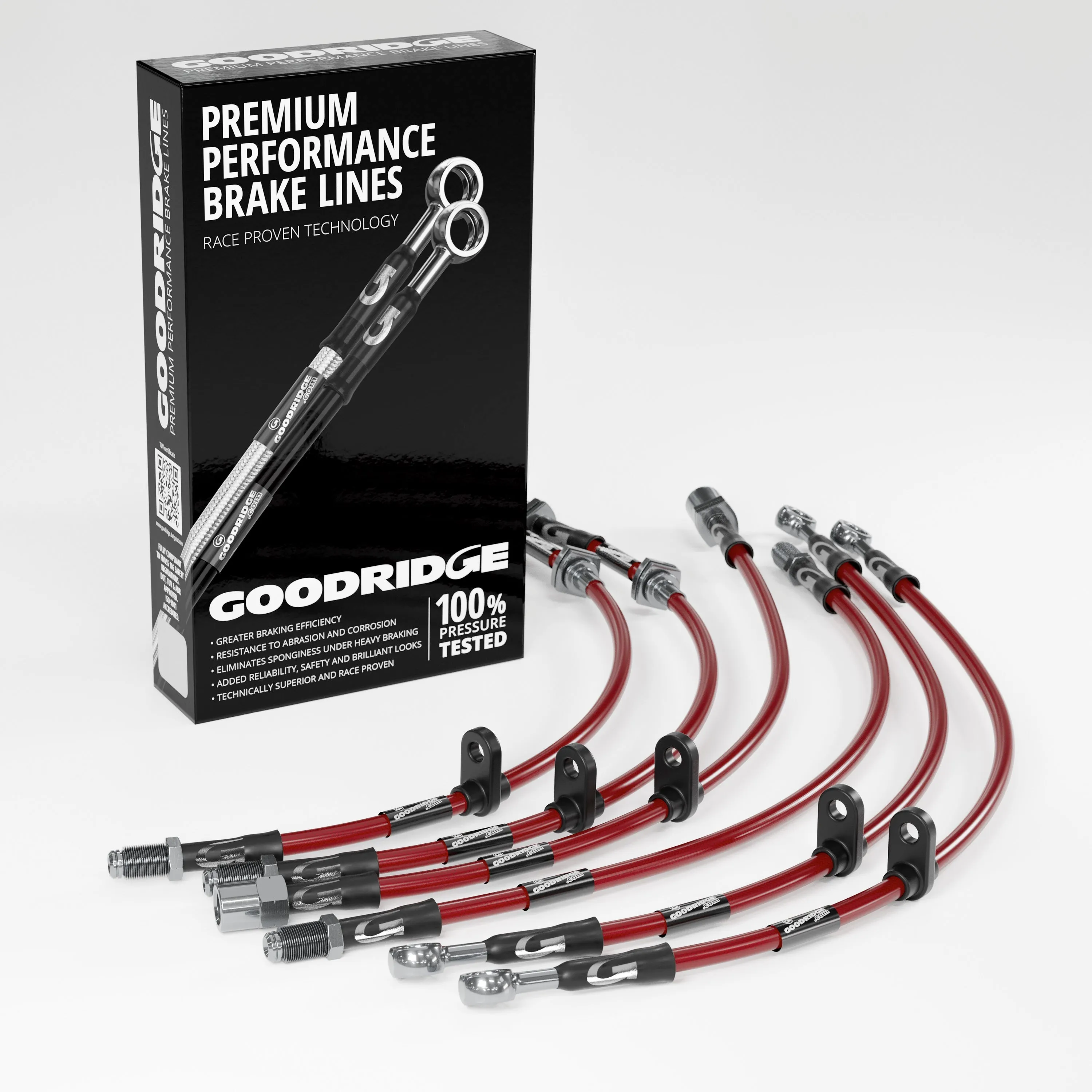 BRAKE HOSE KIT FOR VOLKSWAGEN GOLF MK2 1.6D REAR DISCS 1988-1992