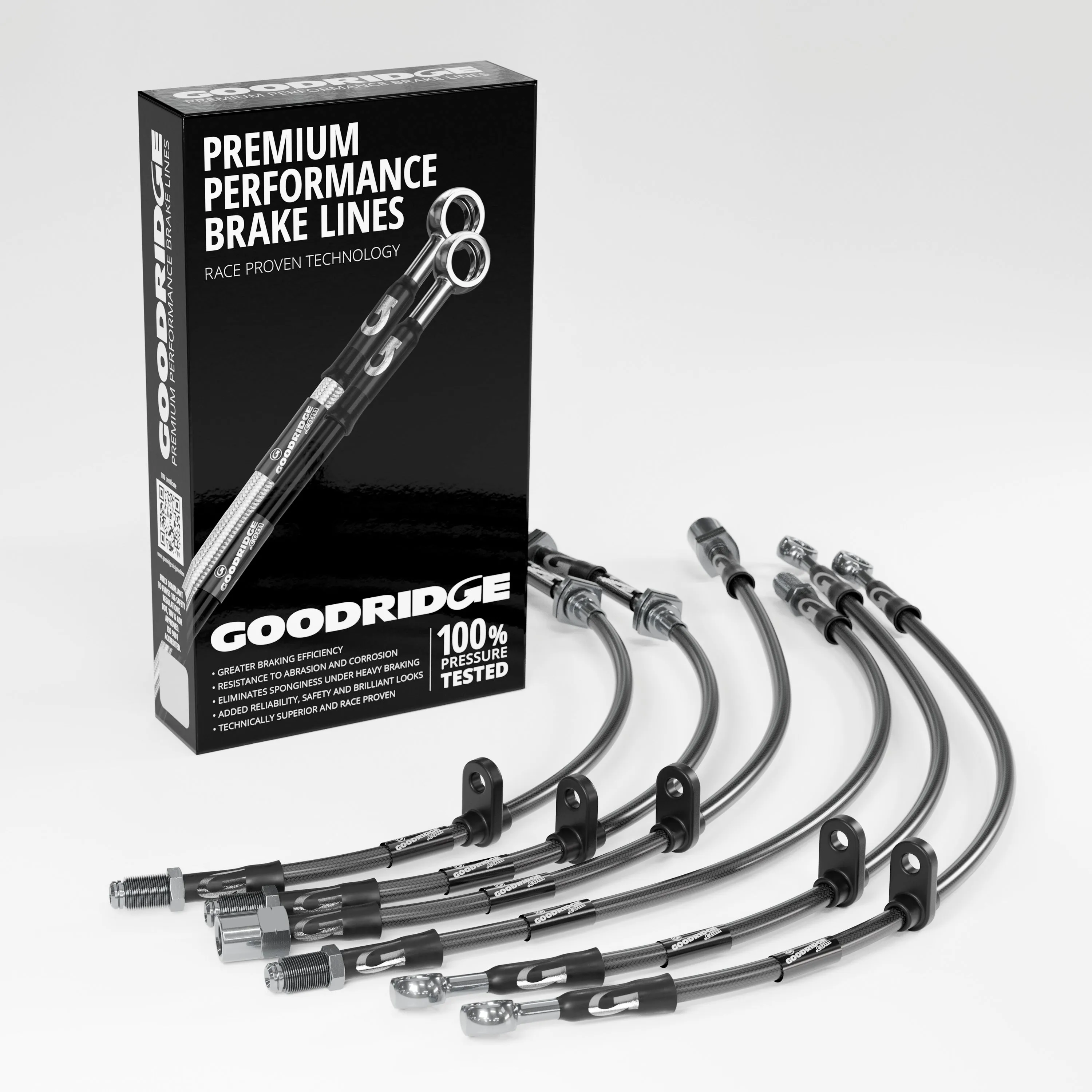 BRAKE HOSE KIT FOR VOLKSWAGEN GOLF MK2 1.6D REAR DISCS 1988-1992