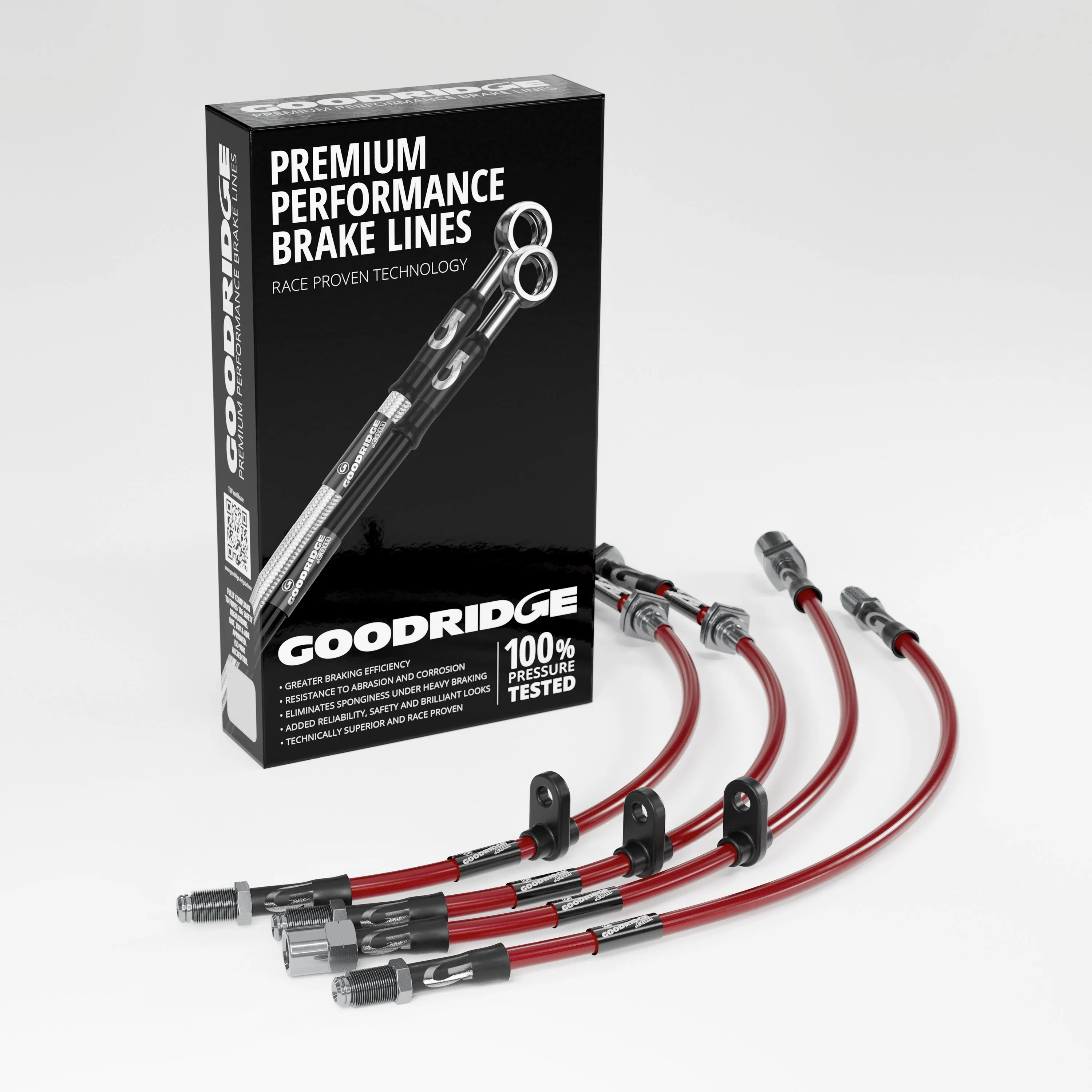 BRAKE HOSE KIT FOR VOLKSWAGEN GOLF MK6 (5K1) 1.4 PR CODE FRONT 1LJ/1LL/1LV/1ZA/1ZB/1ZD/1ZE/1ZF. PR CODE REAR 1KS/1KT 10.08-11.12