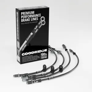 BRAKE HOSE KIT FOR VOLKSWAGEN GOLF MK6 (5K1) 1.4 PR CODE FRONT 1LJ/1LL/1LV/1ZA/1ZB/1ZD/1ZE/1ZF. PR CODE REAR 1KS/1KT 10.08-11.12