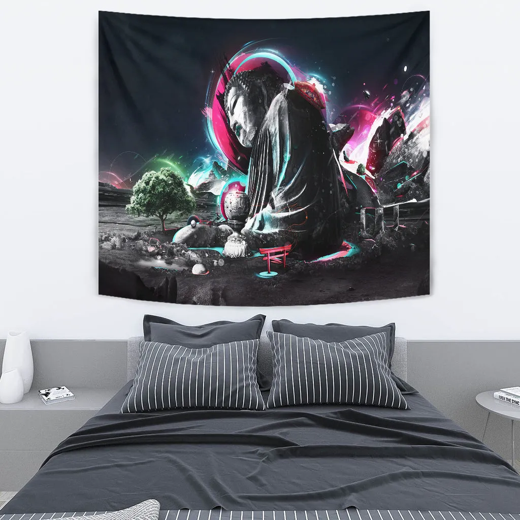 Buddha Pop Art Tapestry