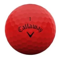 Callaway 2025 Supersoft Red Golf Balls 12Pk