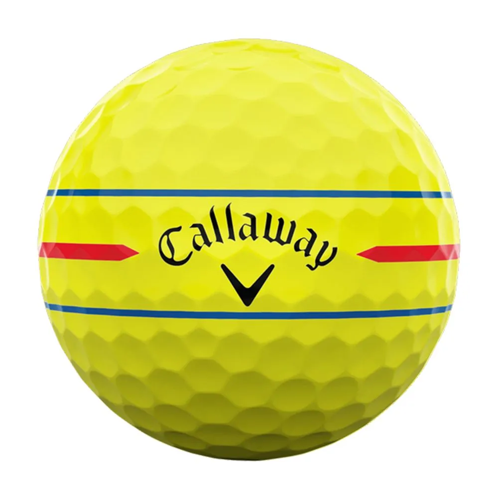 Callaway Chrome Soft 360 Triple Track Golf Balls - Yellow