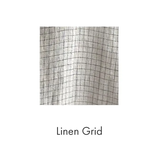 Casita Dress in Linen Grid
