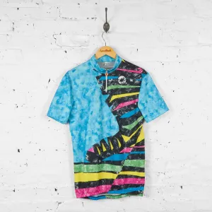 Castelli Patterned Cycling Jersey - Blue - XL
