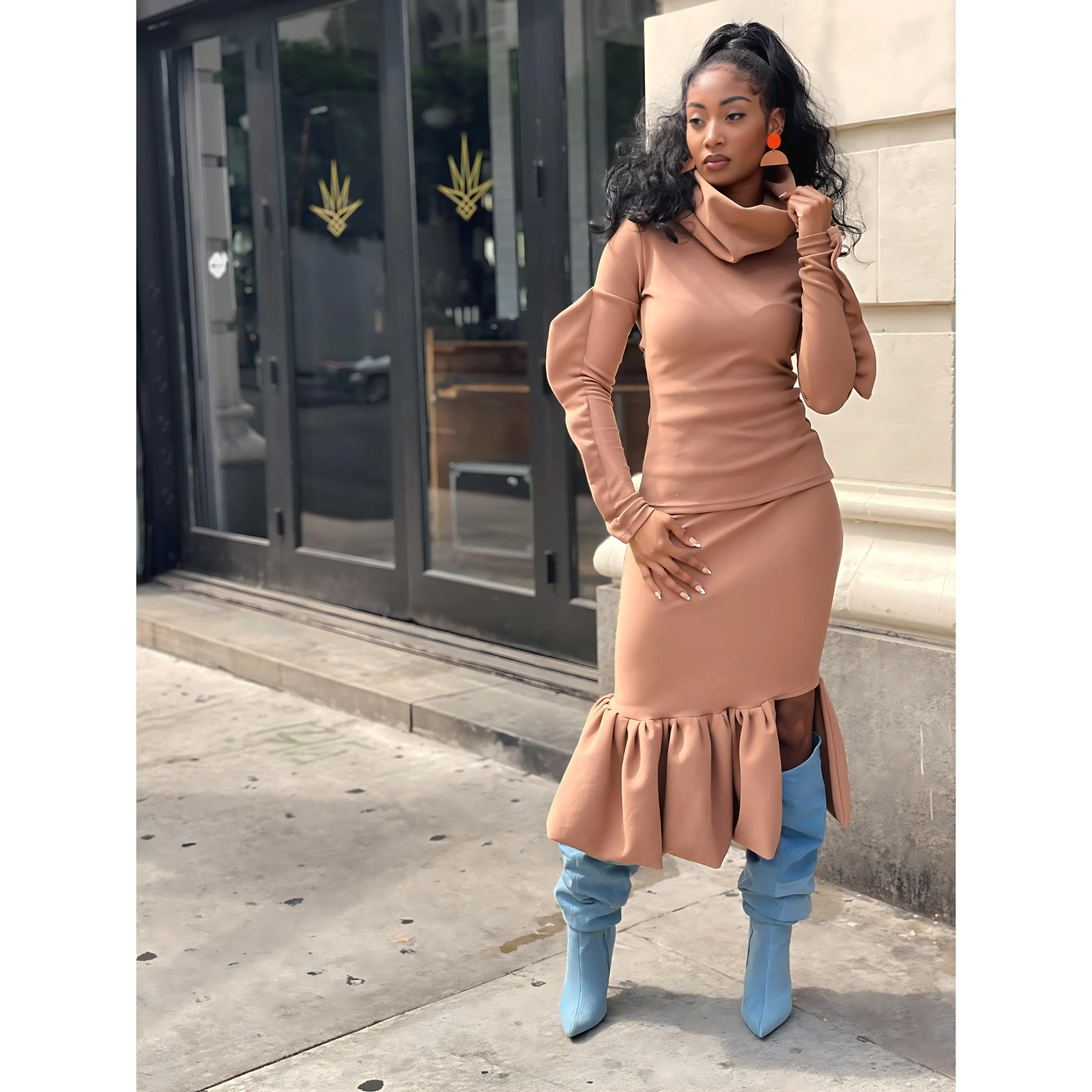 Cela convertible turtleneck