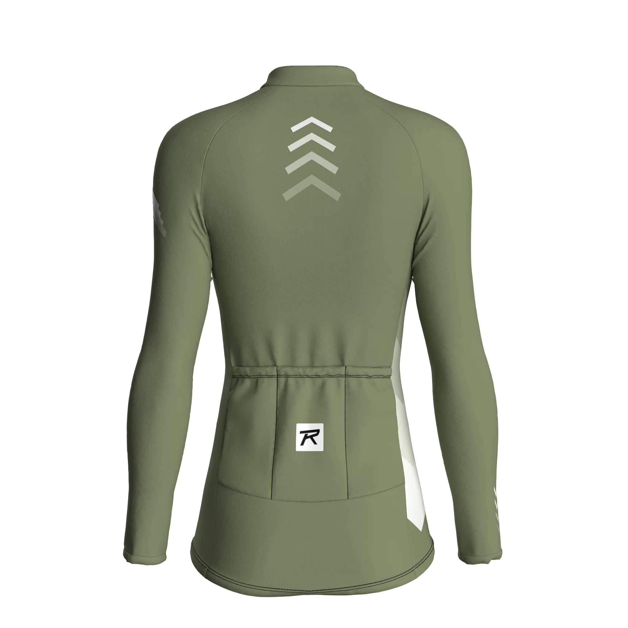 Celestial Grid | Dark Khaki Female Long Sleeves Jersey
