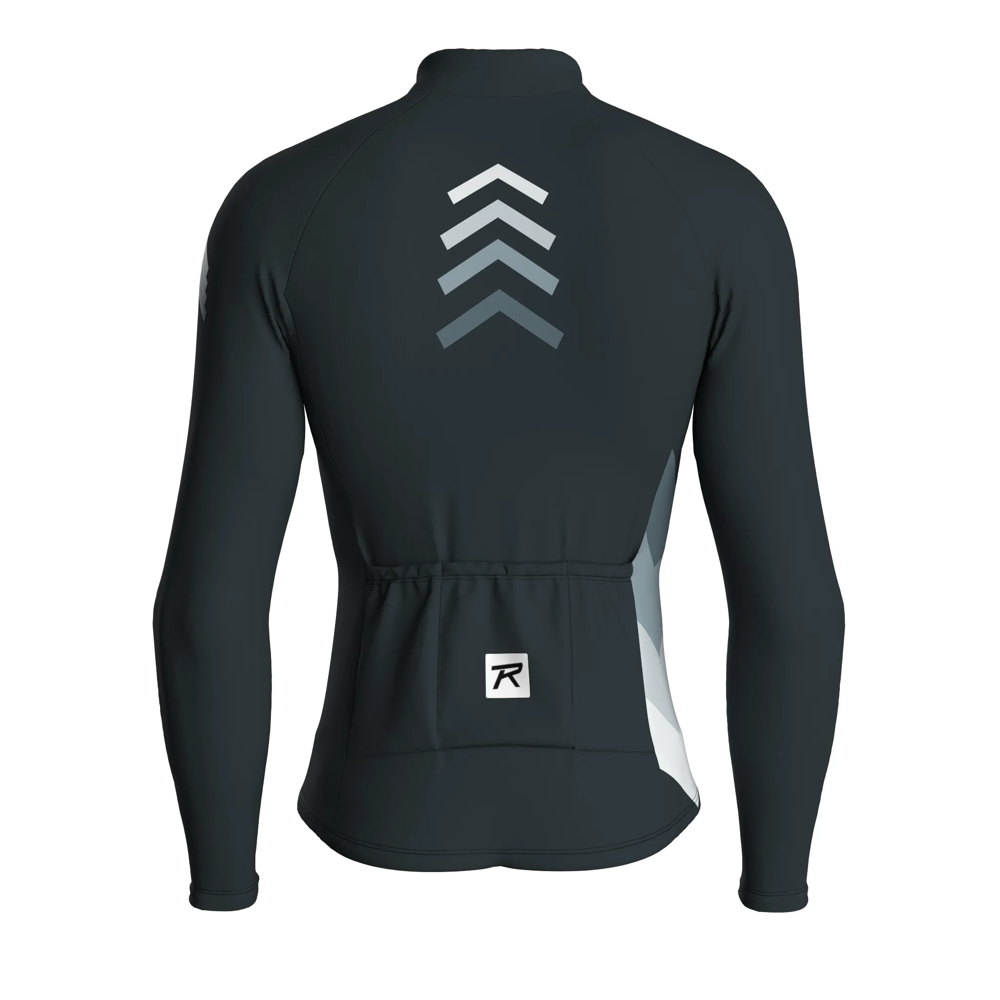 Celestial Grid | Gunmetal Gray Male Long Sleeves Jersey