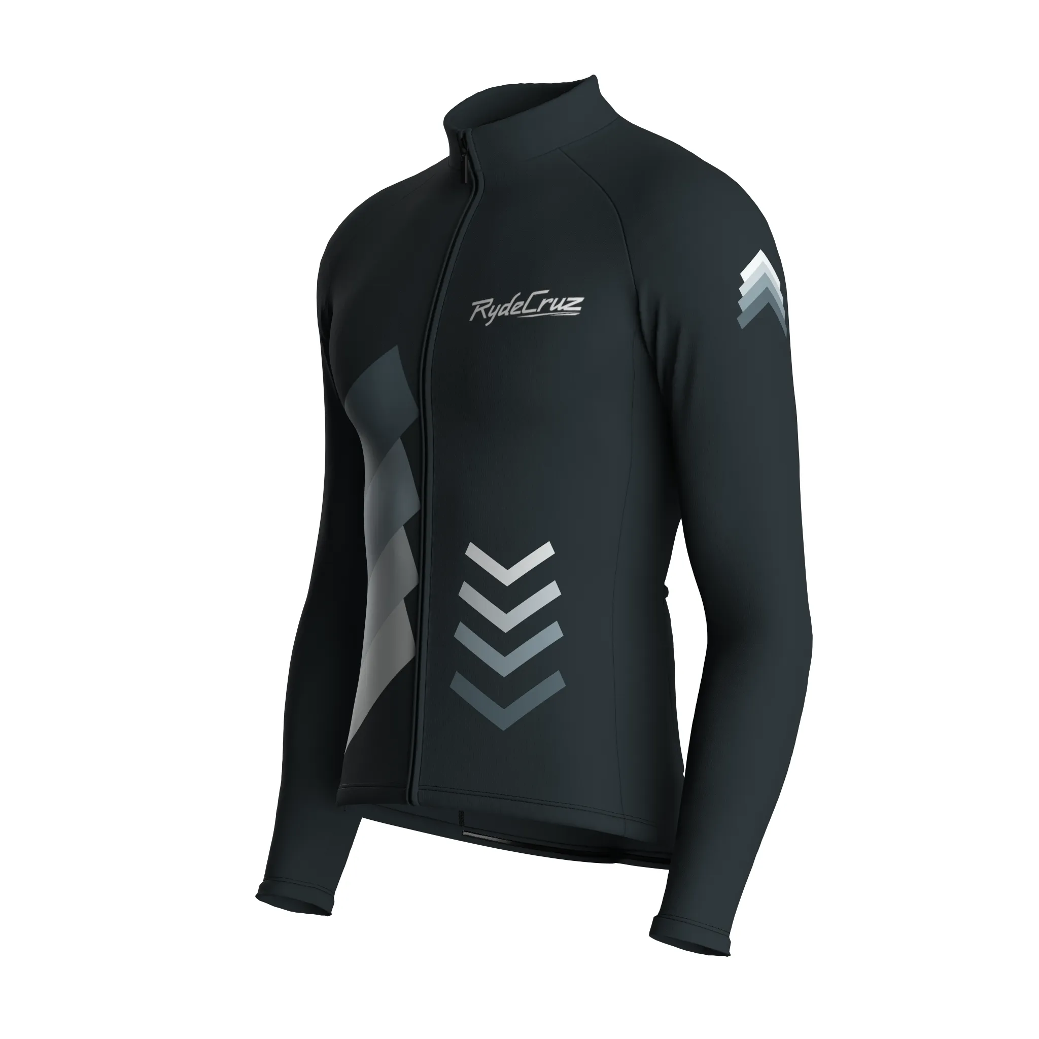 Celestial Grid | Gunmetal Gray Male Long Sleeves Jersey