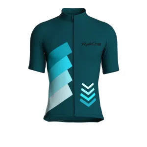 Celestial Grid | Midnight Green Male Short Sleeves Jersey