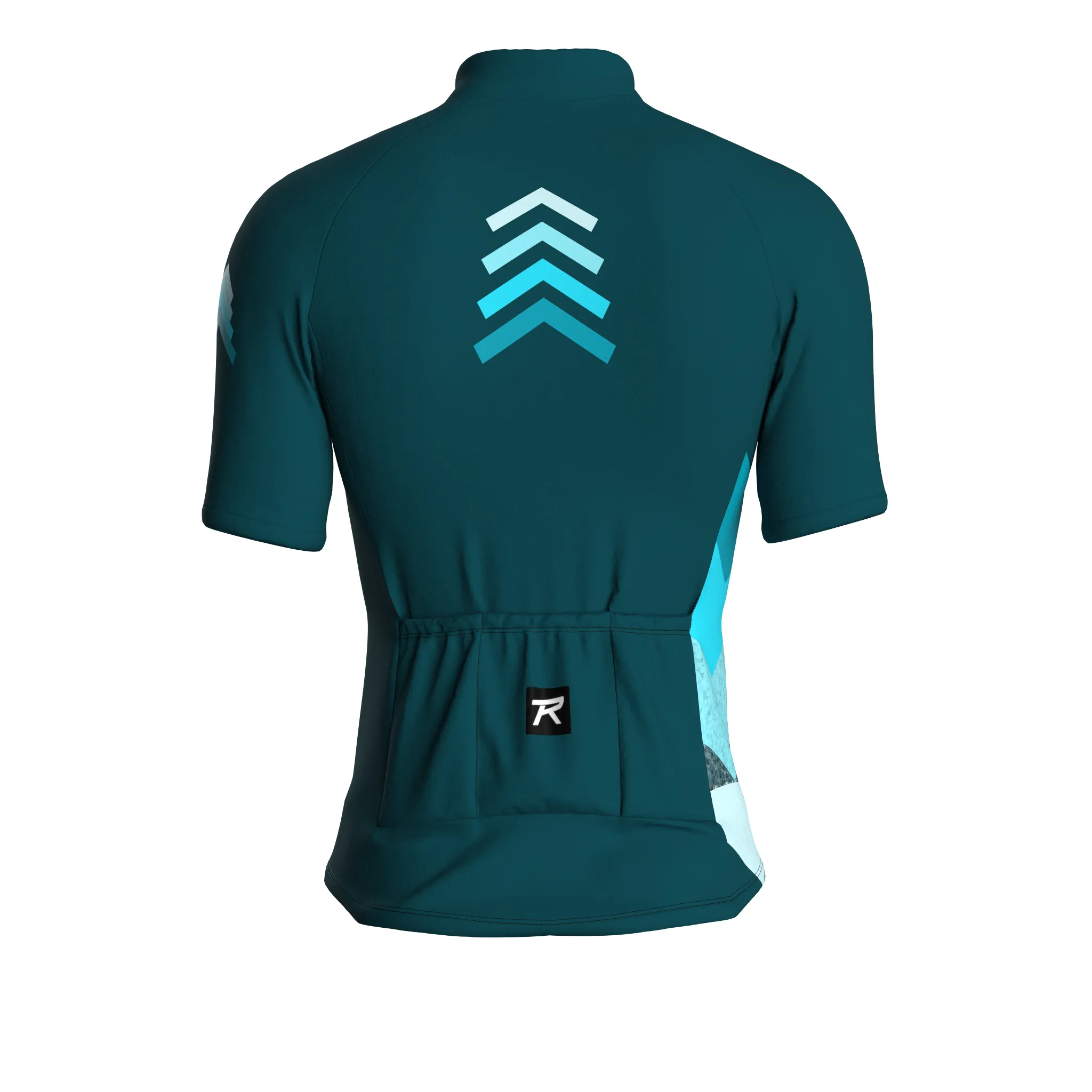 Celestial Grid | Midnight Green Male Short Sleeves Jersey