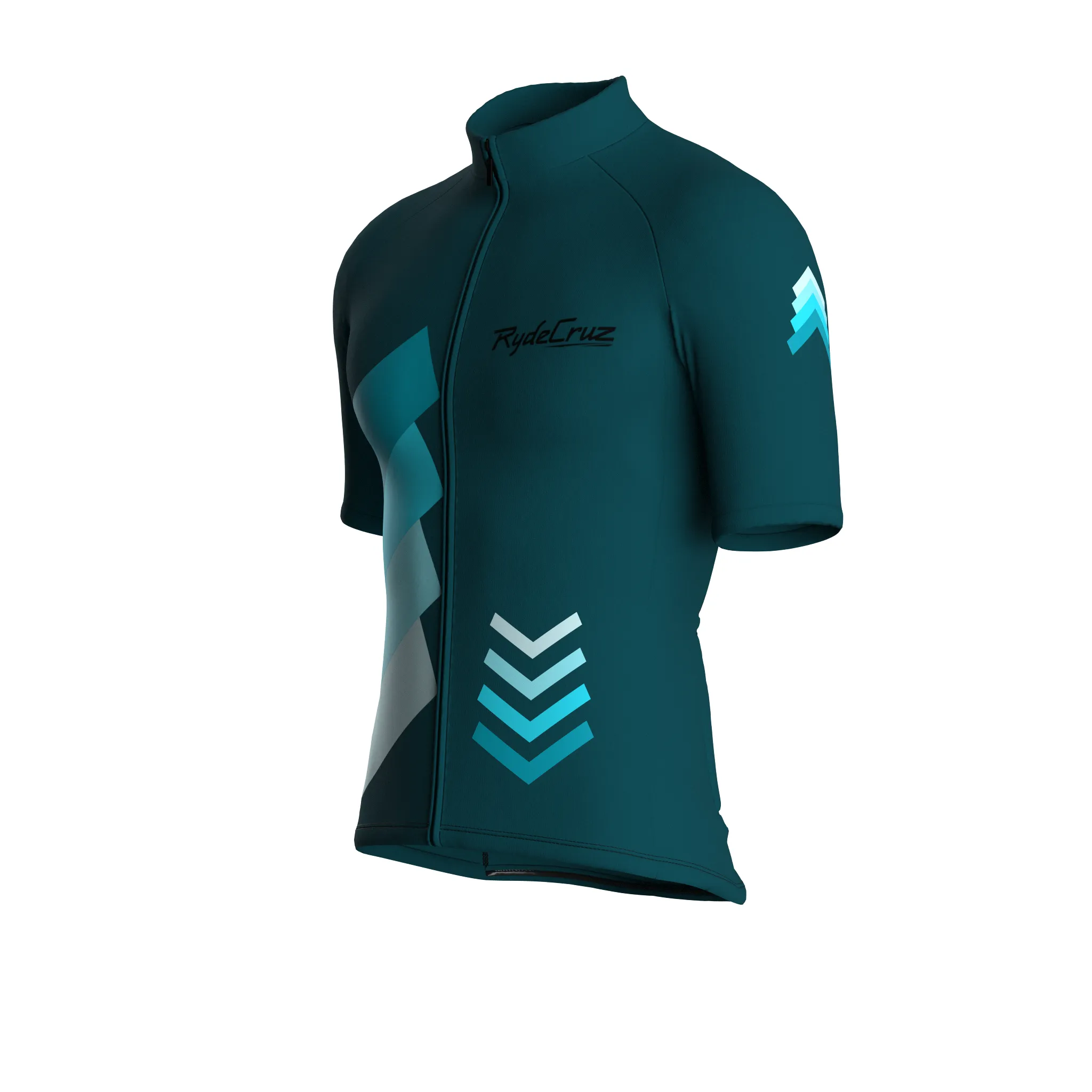 Celestial Grid | Midnight Green Male Short Sleeves Jersey