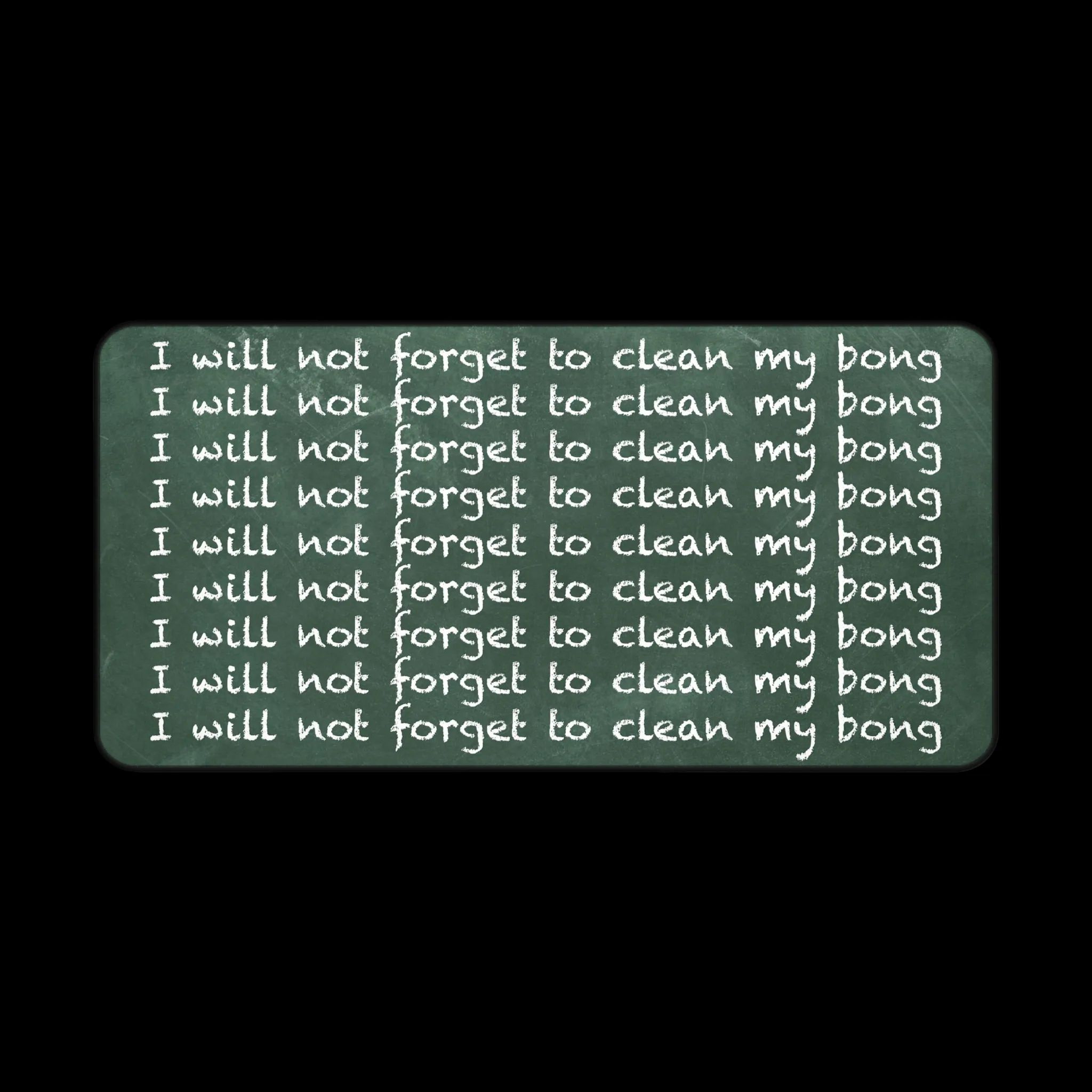 Chalkboard Punishment Desk Mat