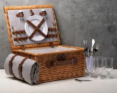Cheese and Shiraz Picnic Basket Hamper