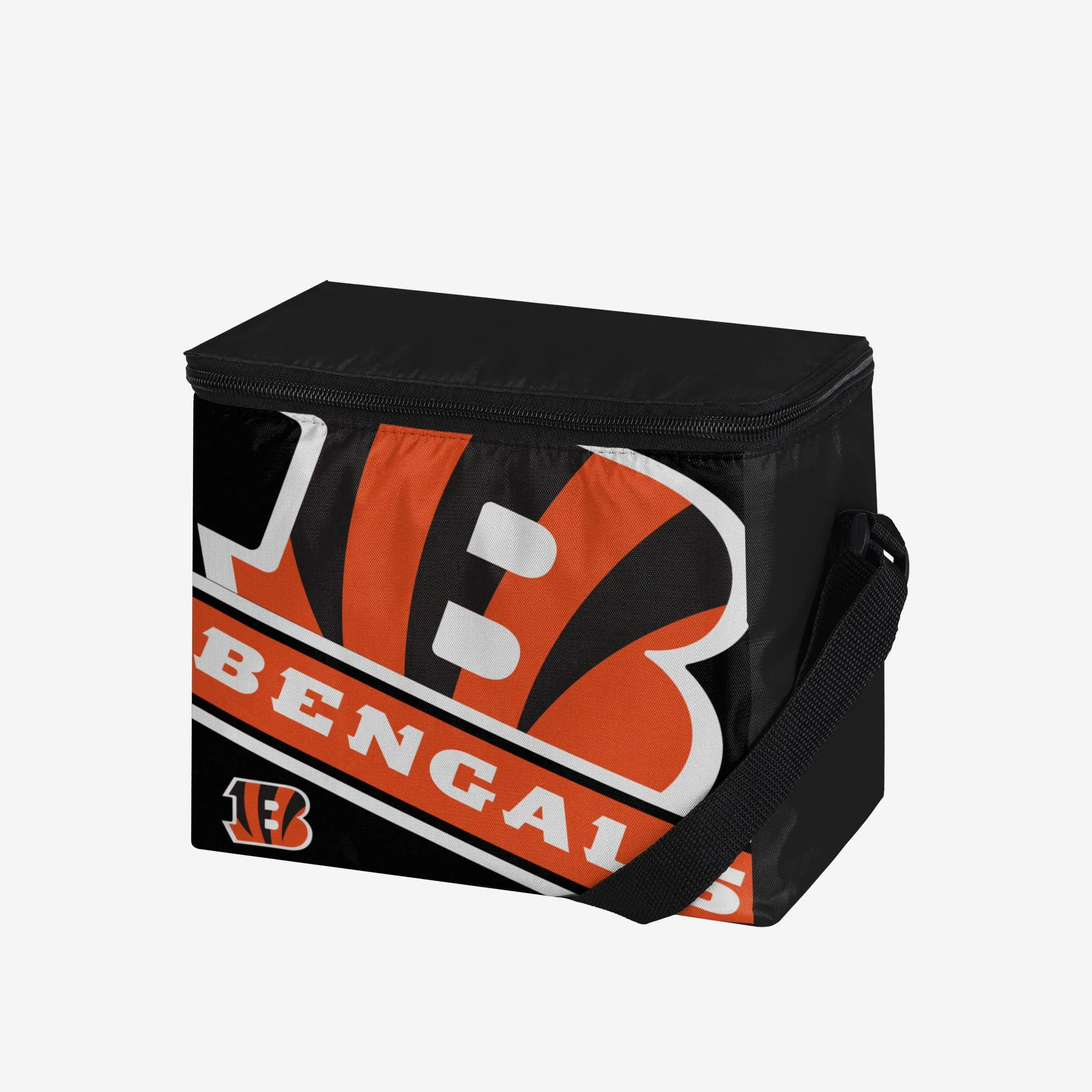 Cincinnati Bengals Big Logo Stripe 6 Pack Cooler