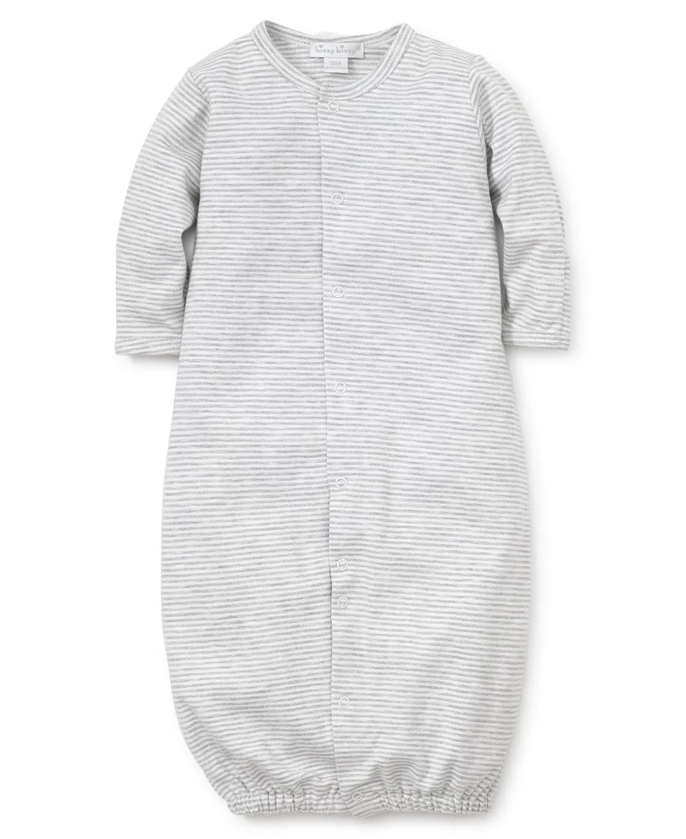 Convertible Gown | Grey Stripe