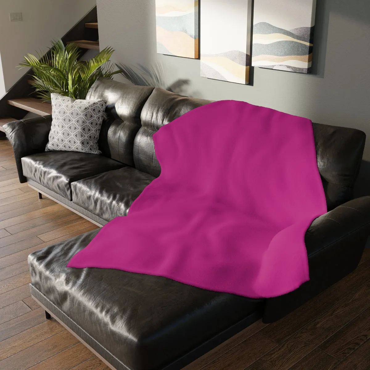 Cuddle a chingona - Velveteen Minky Blanket (Two-sided print)