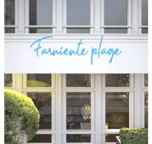 Custom text: Farniente plage