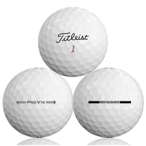 Custom Titleist Pro V1X 2021 Refinished (Straight Line)