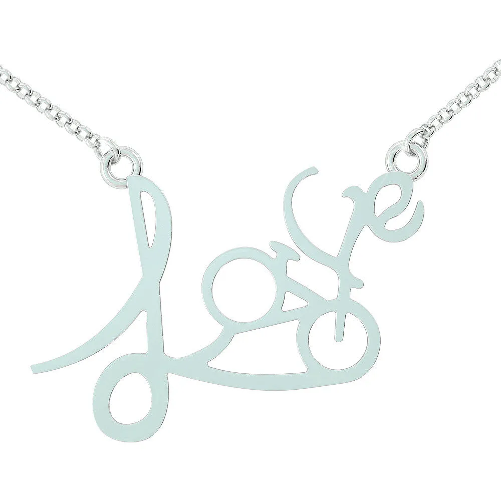 Cycling love Necklace