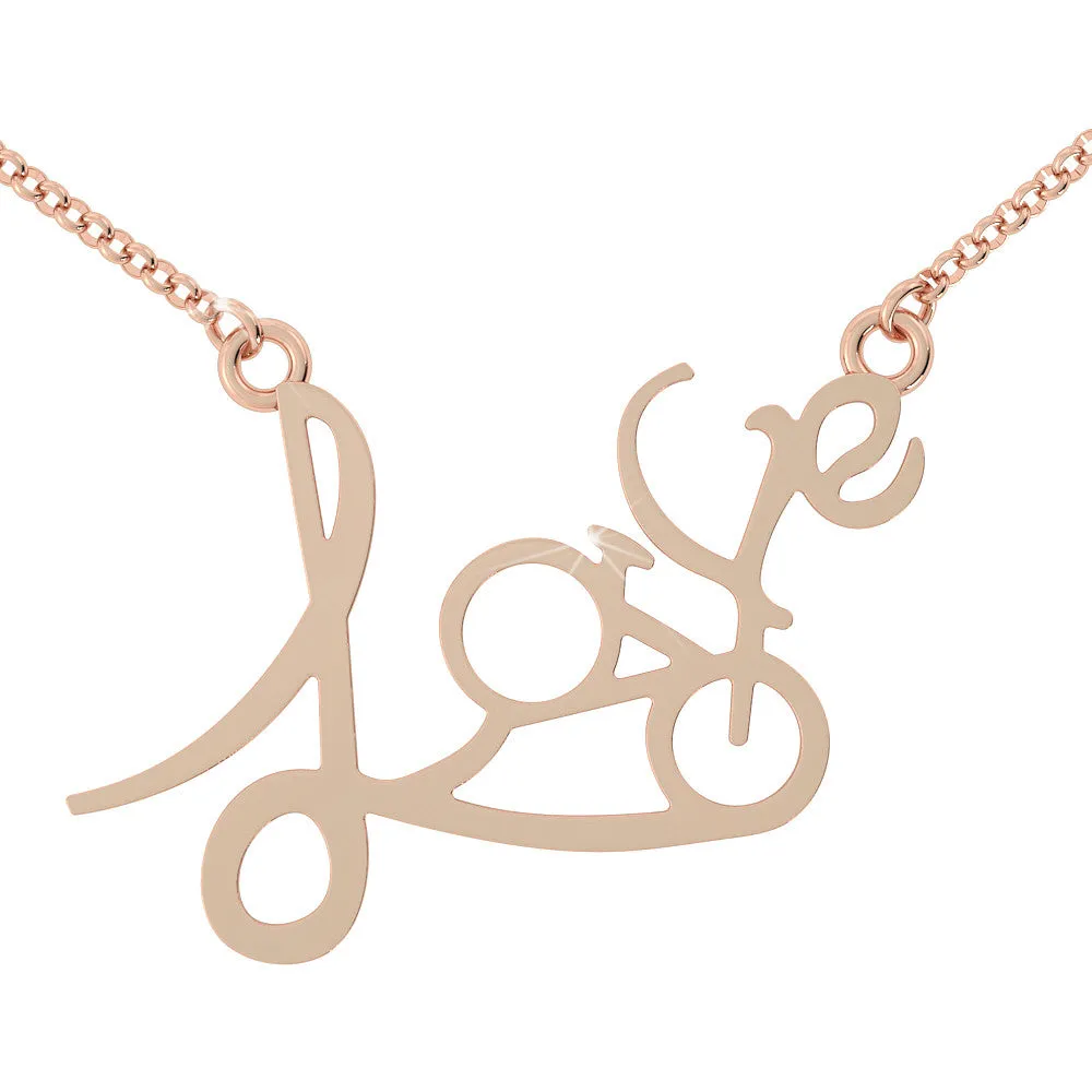 Cycling love Necklace