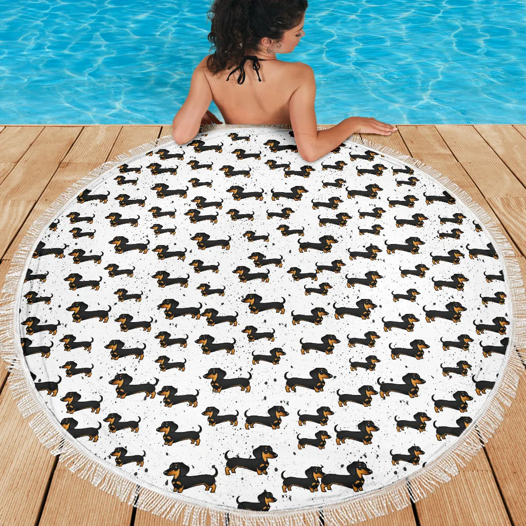Dachshund Beach Blanket