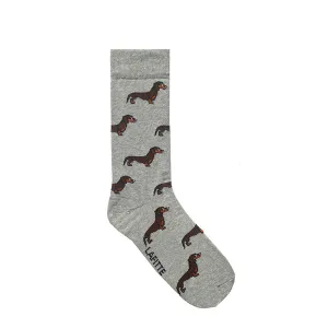DACHSHUNDS SOCKS- GREY