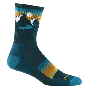 Darn Tough Men's Sunset Ridge Merino Wool Hiking Micro Crew Socks