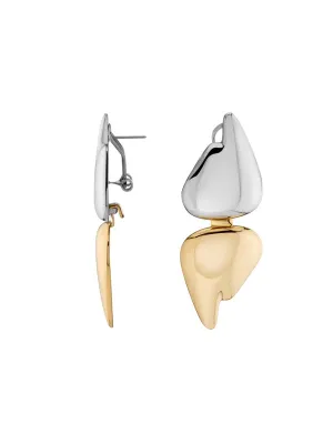 Demarson Blaze Convertible Earrings in Two-Tone