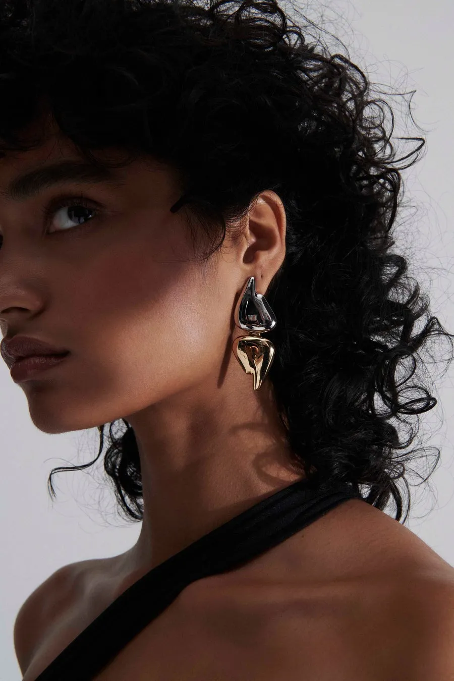 Demarson Blaze Convertible Earrings in Two-Tone