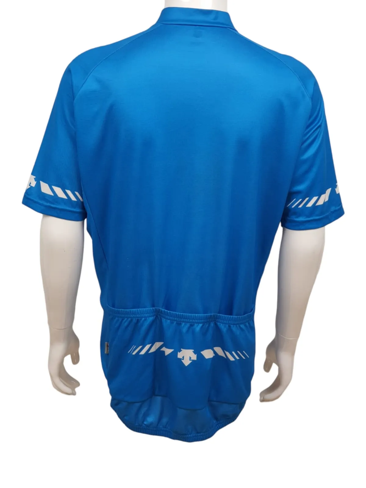 Descente Plain Blue Cycling Shirt (XL)