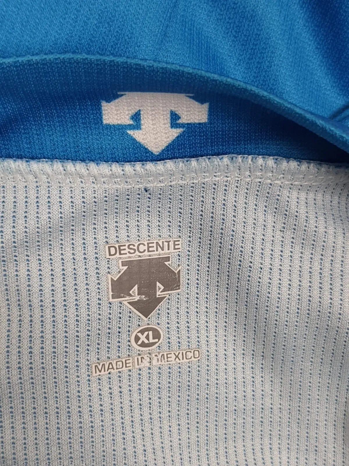 Descente Plain Blue Cycling Shirt (XL)
